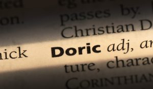 Doric,Word,In,A,Dictionary.,Doric,Concept